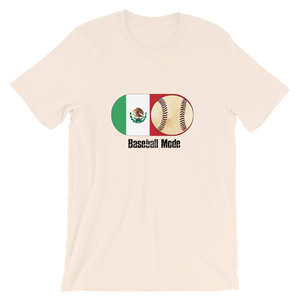 Baseball Mode - Mexico Flag Dirt Ball - Short-Sleeve T-Shirt