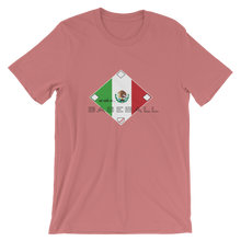 Load image into Gallery viewer, Mi Vida es Baseball - Mexico Flag - Short-Sleeve T-Shirt