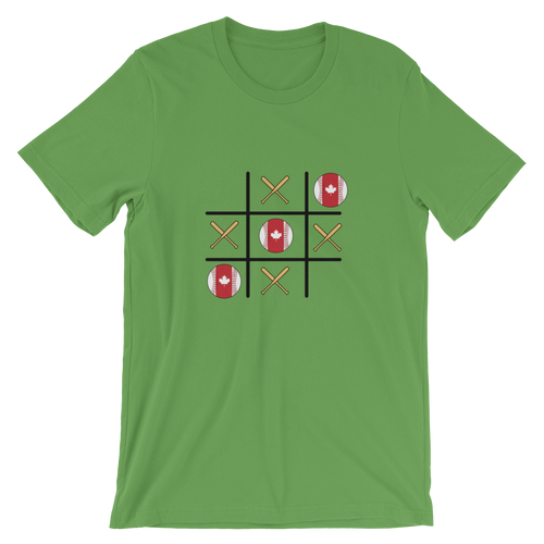 Baseball Winner Game - TTT- Canada Flag - Short-Sleeve T-Shirt