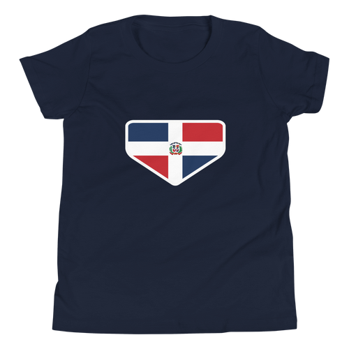 Baseball Homeplate - RD Flag - Youth Short Sleeve T-Shirt