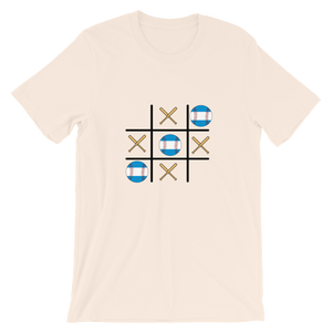 Baseball Winner Game - TTT - Nicaragua Flag - Short-Sleeve T-Shirt