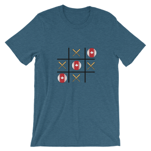 Baseball Winner Game - TTT- Canada Flag - Short-Sleeve T-Shirt