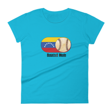 Load image into Gallery viewer, Baseball Mode - Venezuela Flag - Women&#39;s Short Sleeve T-shirt