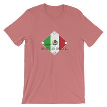 Load image into Gallery viewer, My life is Beisbol - Mexico Flag - Short-Sleeve T-Shirt
