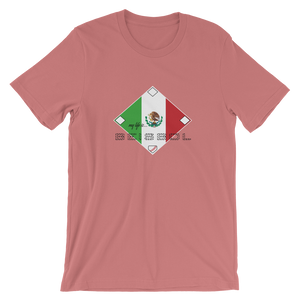 My life is Beisbol - Mexico Flag - Short-Sleeve T-Shirt