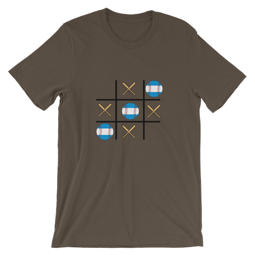 Baseball Winner Game - TTT - Nicaragua Flag - Short-Sleeve T-Shirt