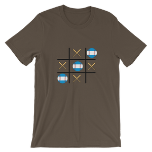 Baseball Winner Game - TTT - Nicaragua Flag - Short-Sleeve T-Shirt