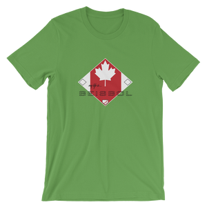 My Life is Beisbol - Canada Flag - Short-Sleeve T-Shirt