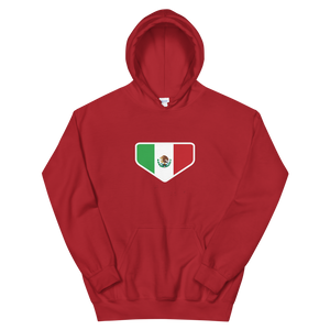 This is My Home - Homeplate Mexico Flag - Hooded Sweatshirt