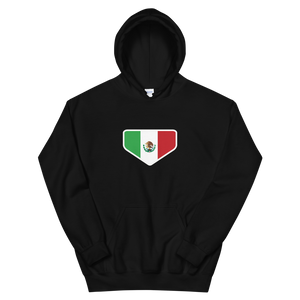 This is My Home - Homeplate Mexico Flag - Hooded Sweatshirt