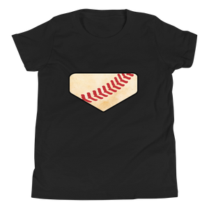 Homeplate Stitch - Dirt Logo - Youth Short Sleeve T-Shirt