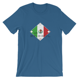 My life is Beisbol - Mexico Flag - Short-Sleeve T-Shirt