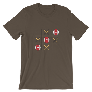 Baseball Winner Game - TTT- Canada Flag - Short-Sleeve T-Shirt