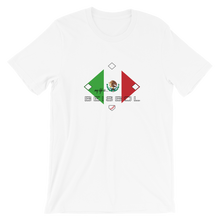 Load image into Gallery viewer, My life is Beisbol - Mexico Flag - Short-Sleeve T-Shirt