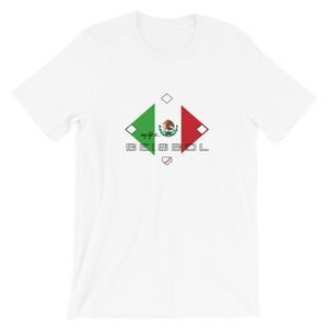 My life is Beisbol - Mexico Flag - Short-Sleeve T-Shirt