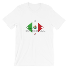 Load image into Gallery viewer, Mi Vida es Baseball - Mexico Flag - Short-Sleeve T-Shirt