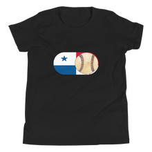 Load image into Gallery viewer, Baseball Mode - Panama Flag - Youth Short Sleeve T-Shirt