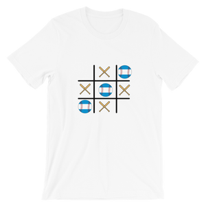 Baseball Winner Game - TTT - Nicaragua Flag - Short-Sleeve T-Shirt