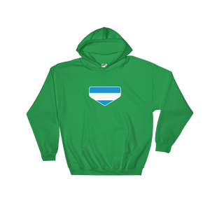 This is My Home - Homeplate Nicaragua Flag - Hooded Sweatshirt