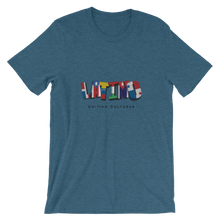 Load image into Gallery viewer, Proud Latino-  Flags - Uniting Culturas - Short-Sleeve T-Shirt