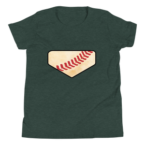 Homeplate Stitch - Dirt Logo - Youth Short Sleeve T-Shirt