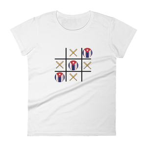 Baseball Game Winner - TTT - Cuba Flag - Women's short sleeve t-shirt