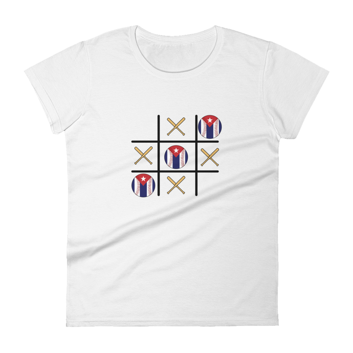 Baseball Game Winner - TTT - Cuba Flag - Women's short sleeve t-shirt