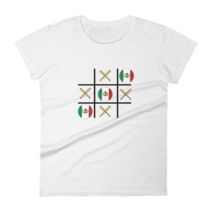 Baseball Game Winner - TTT - Mexico Flag - Women's short sleeve t-shirt