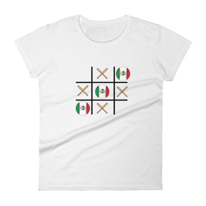 Baseball Game Winner - TTT - Mexico Flag - Women's short sleeve t-shirt