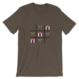 Baseball Winner Game - TTT - Cuba Flag - Short-Sleeve T-Shirt