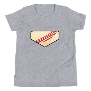 Homeplate Stitch - Dirt Logo - Youth Short Sleeve T-Shirt