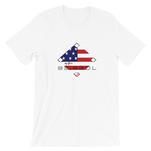 Load image into Gallery viewer, My Life is Beisbol - USA Flag - Short-Sleeve T-Shirt