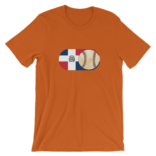Baseball Mode -No Words - RD Flag - Short Sleeve T-Shirt