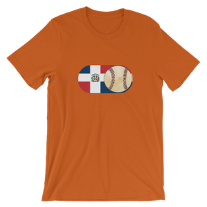 Baseball Mode -No Words - RD Flag - Short Sleeve T-Shirt