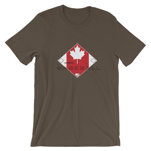 Mi Vida es Baseball - Canada Flag - Short-Sleeve T-Shirt