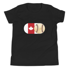 Load image into Gallery viewer, Baseball Mode - Canada Flag - Youth Short Sleeve T-Shirt