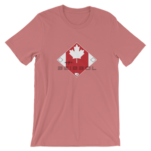 My Life is Beisbol - Canada Flag - Short-Sleeve T-Shirt
