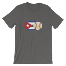 Load image into Gallery viewer, Baseball Mode -No Words - Cuba Flag - Short Sleeve T-Shirt