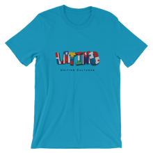 Load image into Gallery viewer, Proud Latino-  Flags - Uniting Culturas - Short-Sleeve T-Shirt