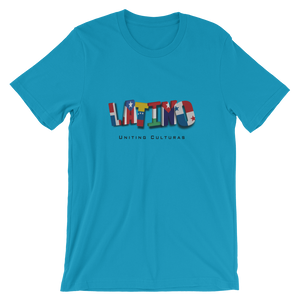 Proud Latino-  Flags - Uniting Culturas - Short-Sleeve T-Shirt