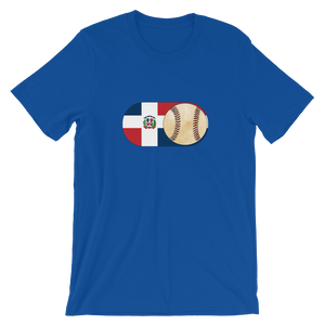 Baseball Mode -No Words - RD Flag - Short Sleeve T-Shirt