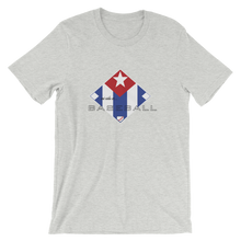 Load image into Gallery viewer, Mi Vida es Baseball - Cuba Flag - Short-Sleeve T-Shirt