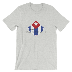 Mi Vida es Baseball - Cuba Flag - Short-Sleeve T-Shirt