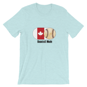 Baseball Mode - Canada Flag Dirt Ball - Short-Sleeve T-Shirt