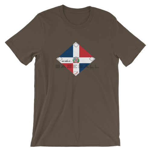 Mi Vida es Baseball - RD Flag - Short-Sleeve T-Shirt