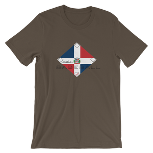 Mi Vida es Baseball - RD Flag - Short-Sleeve T-Shirt