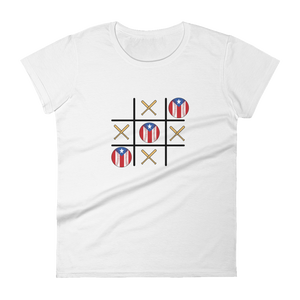 Baseball Game Winner - TTT - PR Flag - Women's short sleeve t-shirt