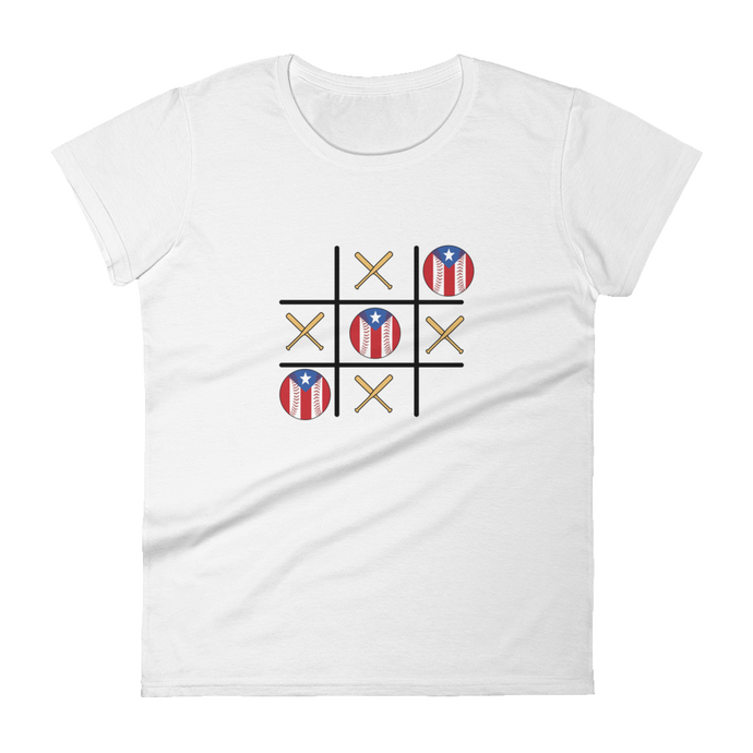 Baseball Game Winner - TTT - PR Flag - Women's short sleeve t-shirt