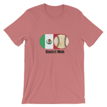 Load image into Gallery viewer, Baseball Mode - Mexico Flag Dirt Ball - Short-Sleeve T-Shirt