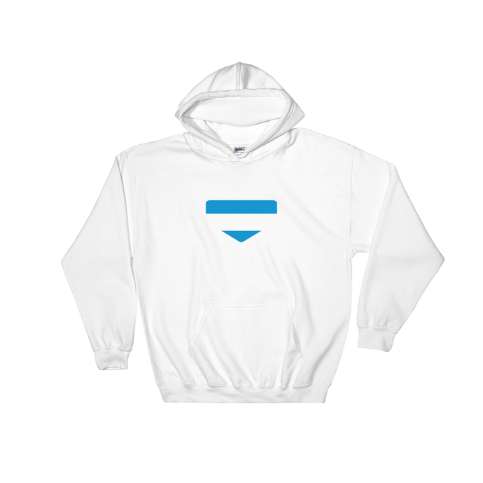 This is My Home - Homeplate Nicaragua Flag - Hooded Sweatshirt